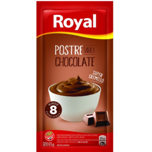 ROYAL POSTRE SABOR CHOCOLATE  65GR